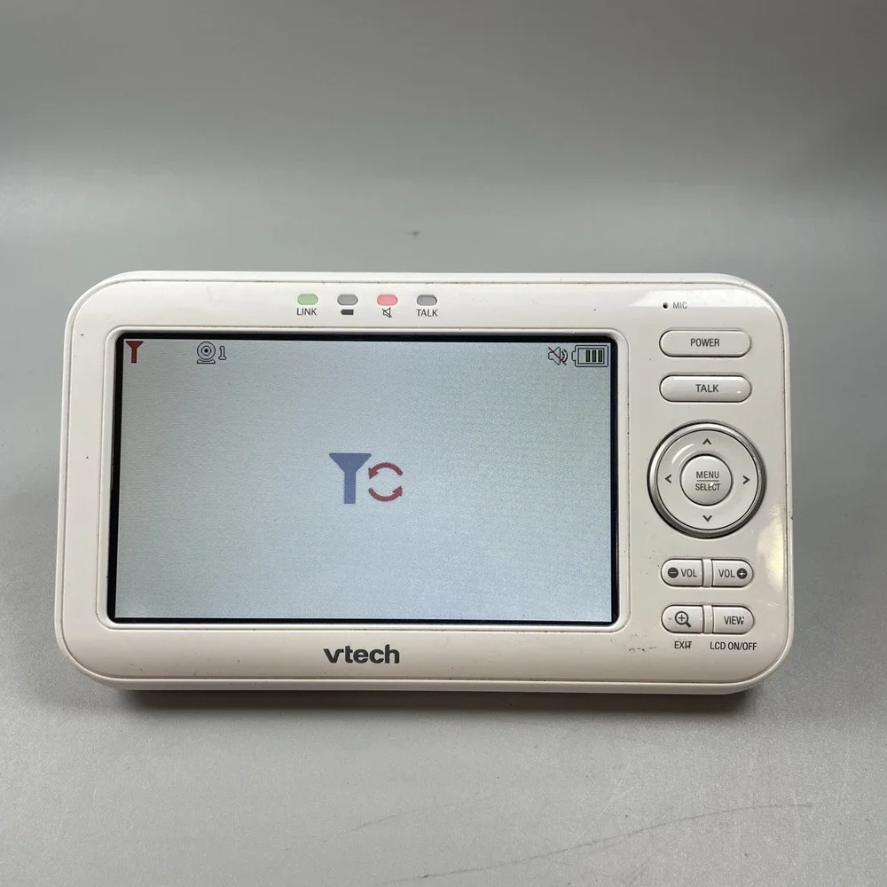 VTech VM5263 PU White Wireless Portable Digital Video Baby Monitor